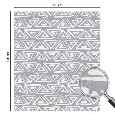 Fólia na okno na ochranu súkromia Geometrický minimalizmus