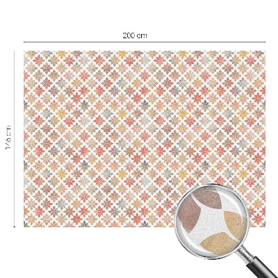 Privátna fólia na okno vitrážová Kvetinová krása