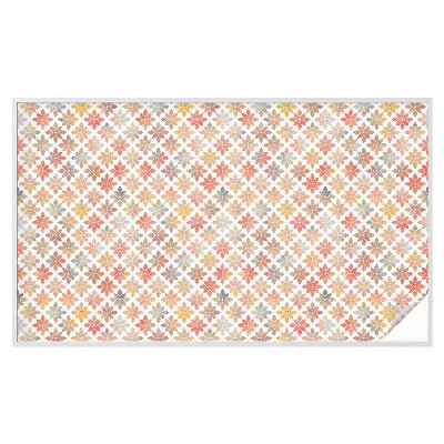 Privátna fólia na okno vitrážová Kvetinová krása