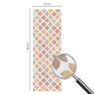 Privátna fólia na okno vitrážová Kvetinová krása