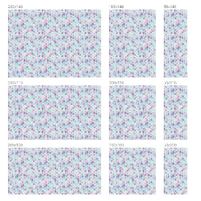 Samolepiaca vitráž na okno a dvere Pastelové bodky