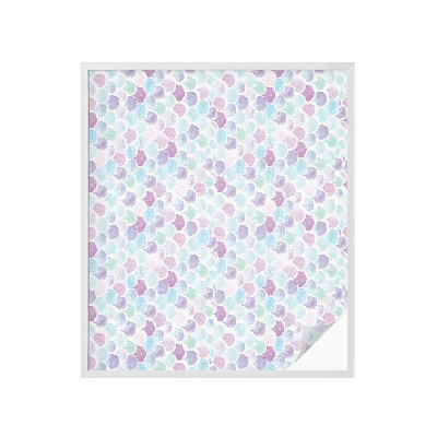 Samolepiaca vitráž na okno a dvere Pastelové bodky