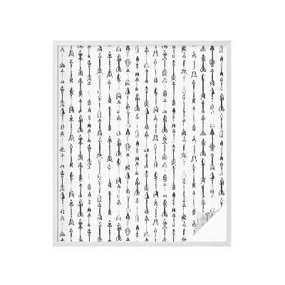 Privátna fólia na okno vitrážová Geometrické šípky