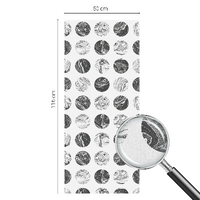 Dekoračná fólia na sklo vitráž Mramorová elegancia