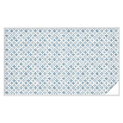 Privátna fólia na okno vitrážová Kvetinový ornament