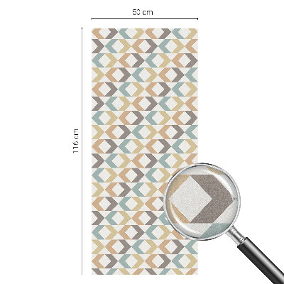 Samolepiaca fólia na sklo Geometrické kosoštvorce