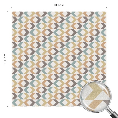 Samolepiaca fólia na sklo Geometrické kosoštvorce