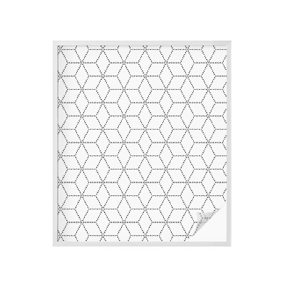 Fólia na okno na ochranu súkromia Bodkované kosoštvorce