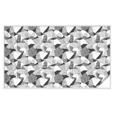 Samolepiaca vitráž na okno a dvere Geometrické útvary