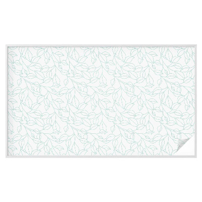 Privátna fólia na okno vitrážová Jemné listy