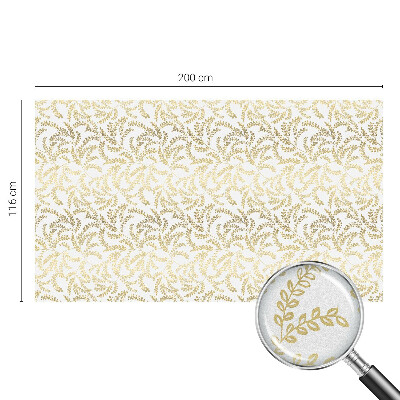 Samolepiaca vitráž na okno a dvere Rastlinný vzor