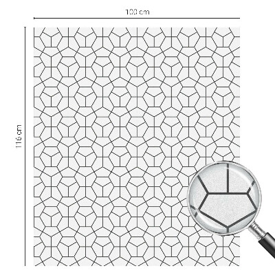 Samolepiaca fólia na sklo Geometrické kocky