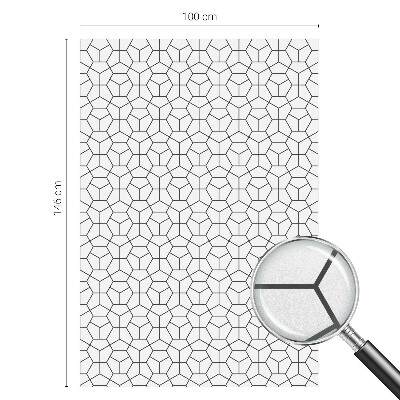 Samolepiaca fólia na sklo Geometrické kocky