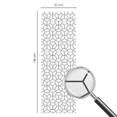 Samolepiaca fólia na sklo Geometrické kocky