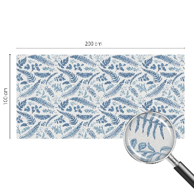 Privátna fólia na okno vitrážová Botanický vzor