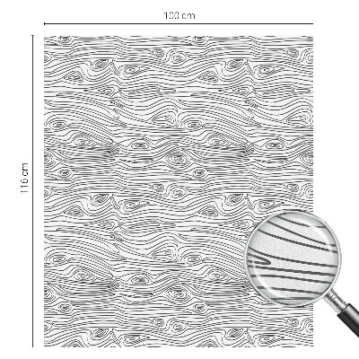 Samolepiaca fólia na sklo Drevené čiary