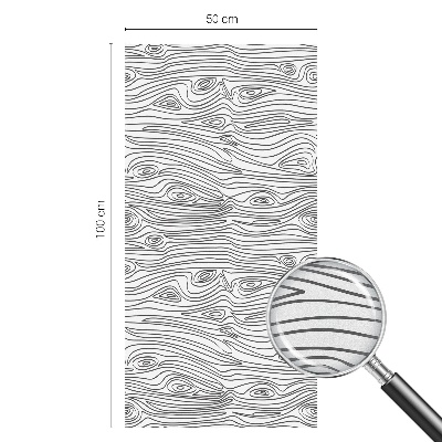 Samolepiaca fólia na sklo Drevené čiary