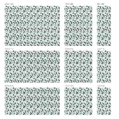 Privátna fólia na okno vitrážová Trojuholníkové vzory