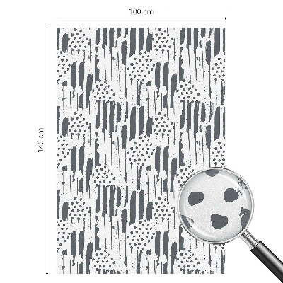 Samolepiaca fólia na sklo Pruhy a bodky