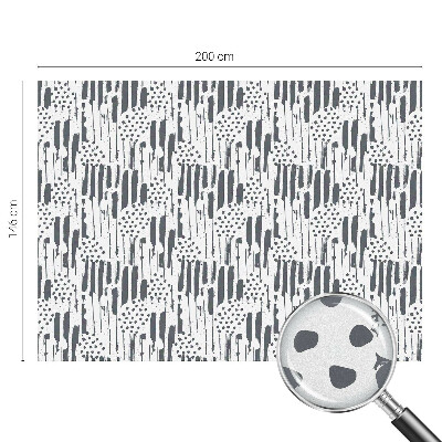 Samolepiaca fólia na sklo Pruhy a bodky