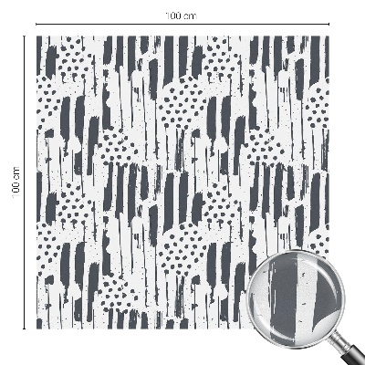 Samolepiaca fólia na sklo Pruhy a bodky