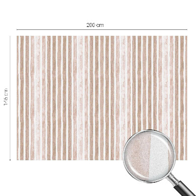 Fólia na okno na ochranu súkromia Hnedé pásy