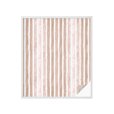 Fólia na okno na ochranu súkromia Hnedé pásy