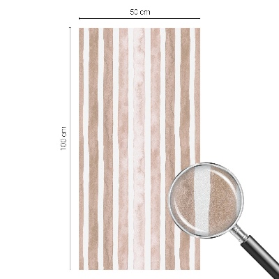 Fólia na okno na ochranu súkromia Hnedé pásy