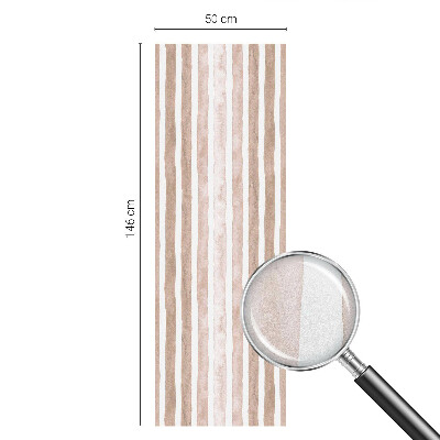 Fólia na okno na ochranu súkromia Hnedé pásy