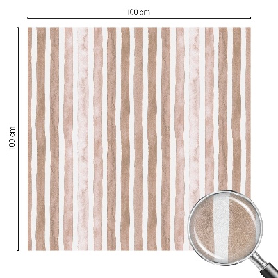 Fólia na okno na ochranu súkromia Hnedé pásy