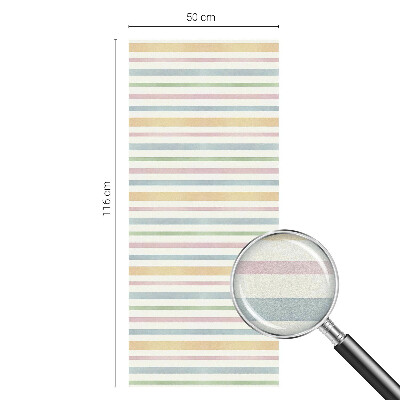 Dekoračná fólia na sklo vitráž Pastelové pruhy
