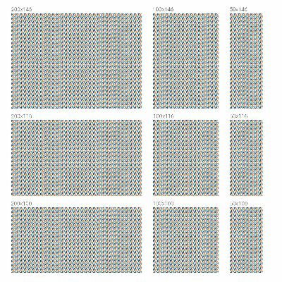 Samolepiaca fólia na sklo Geometrická symetria