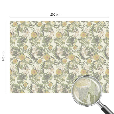 Fólia na okno na ochranu súkromia Tropická téma