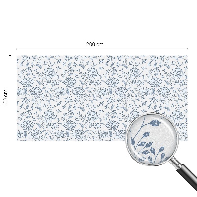 Privátna fólia na okno vitrážová Rastlinný motív