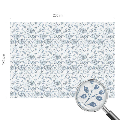 Privátna fólia na okno vitrážová Rastlinný motív