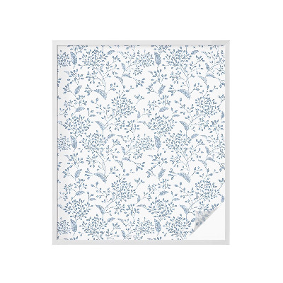 Privátna fólia na okno vitrážová Rastlinný motív