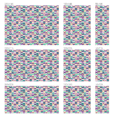 Dekoračná fólia na sklo vitráž Farebné vzory