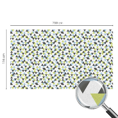 Fólia na okno na ochranu súkromia Geometrické trojuholníky