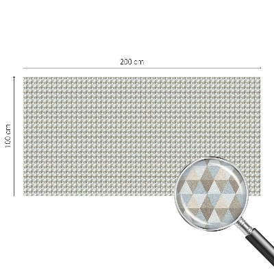 Samolepiaca fólia na sklo Geometrické trojuholníky