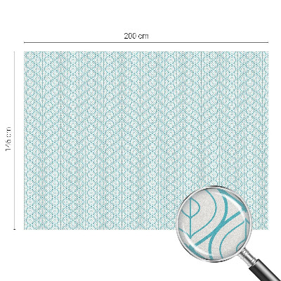 Privátna fólia na okno vitrážová Oválna symetria