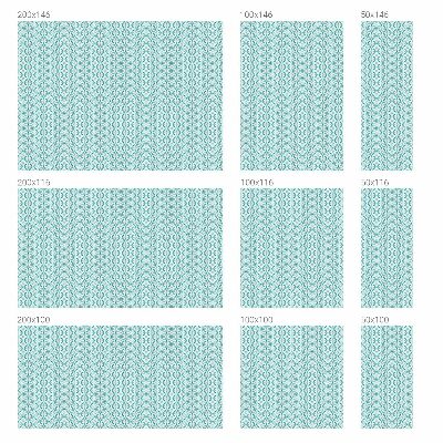 Privátna fólia na okno vitrážová Oválna symetria