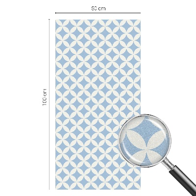 Fólia na okno na ochranu súkromia Geometrická elegancia