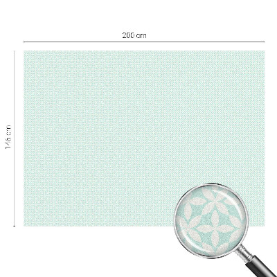 Privátna fólia na okno vitrážová Kvetinová symetria