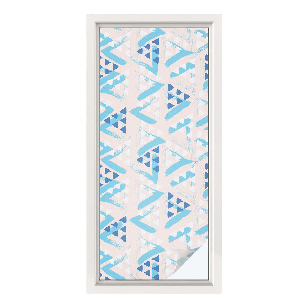 Samolepiaca fólia na sklo Geometrické vzory