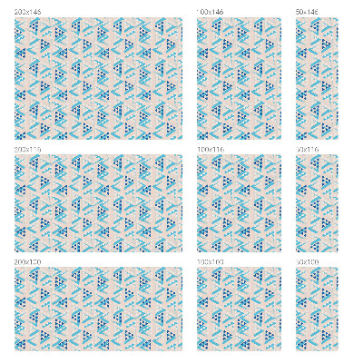 Samolepiaca fólia na sklo Geometrické vzory