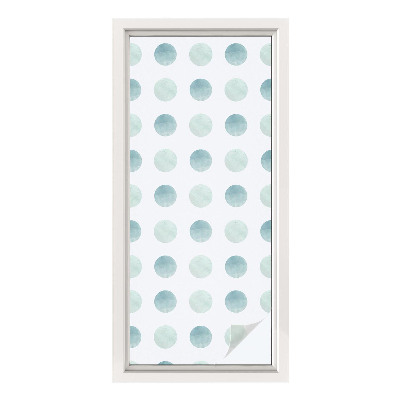 Dekoračná fólia na sklo vitráž Jemné kruhy