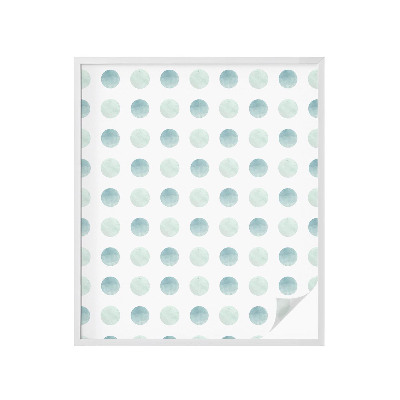 Dekoračná fólia na sklo vitráž Jemné kruhy