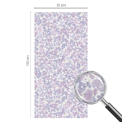 Fólia na okno na ochranu súkromia Kvetinová ľahkosť