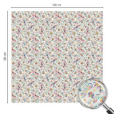 Dekoračná fólia na sklo vitráž Farebná exotika