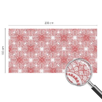 Samolepiaca vitráž na okno a dvere Čipkové vzory